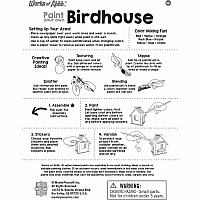 Birdhouse - Small Wood Craft Kit