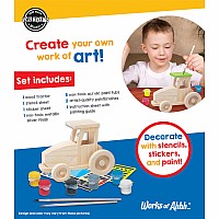 Farm Tractor - Wood Paint Kit