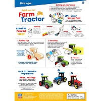 Farm Tractor - Wood Paint Kit