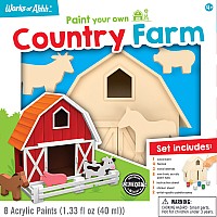 Country Farm Set - Premium Wood Paint Kit