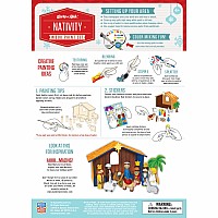 Nativity Scene - Holiday Wood Paint Set