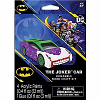 Batman - Mini Joker Car Wood Paint Kit