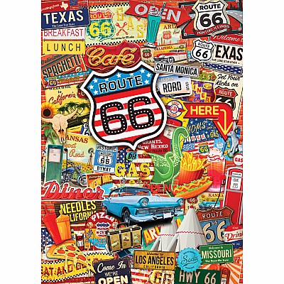 Worlds Smallest - Route 66 1000 Piece Puzzle