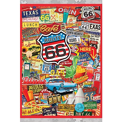 Worlds Smallest - Route 66 1000 Piece Puzzle