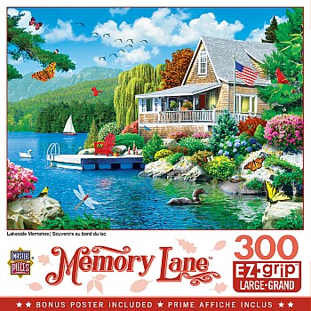 Memory Lane - Lakeside Memories 300 Piece EZ Grip Puzzle