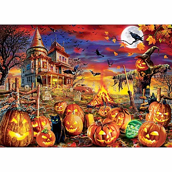 Glow in the Dark Halloween - All Hallow's Eve 500 Piece Puzzle