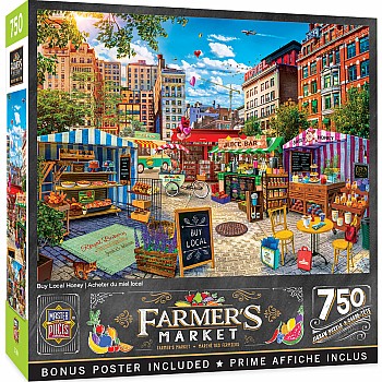 Farmer's Market - Buy Local Honey 750 Piece Puzzle