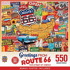 Greetings From - Route 66 550 Piece Puzzle
