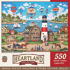 Heartland - Balloons Over the Bay 550 Piece Puzzle