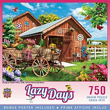 Lazy Days - Flying to Flower Farm 750 Piece Puzzle