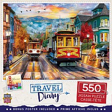 Travel Diary - San Francisco Rise 550 Piece Puzzle