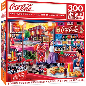 Coca-Cola - Soda Fountain 300 Piece EZ Grip Puzzle