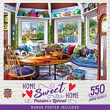 Home Sweet Home - Puzzler's Retreat 550 Piece Puzzle