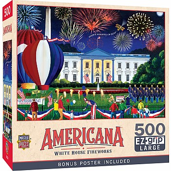 Americana - White House Fireworks 500 Piece EZ Grip Puzzle