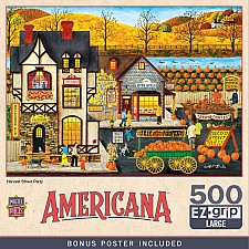 Americana - Harvest Street Party 500 Piece EZ Grip Puzzle