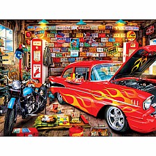 Wheels - Retro Garage 750 Piece Puzzle