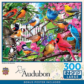 Audubon - Hidden in the Branches 300 Piece EZ Grip Puzzle