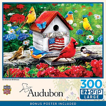 Audubon - An American Birdhouse 300 Piece EZ Grip Puzzle