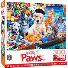 Playful Paws - Arts and Crafts 300 Piece EZ Grip Puzzle