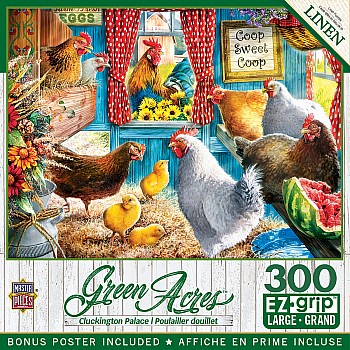 Green Acres - Cluckington Palace 300 Piece EZ Grip Puzzle