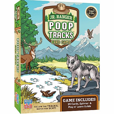 National Parks Jr Ranger Poop Tracks Card Game