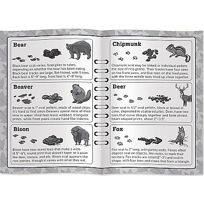 National Parks Jr Ranger Poop Tracks Card Game