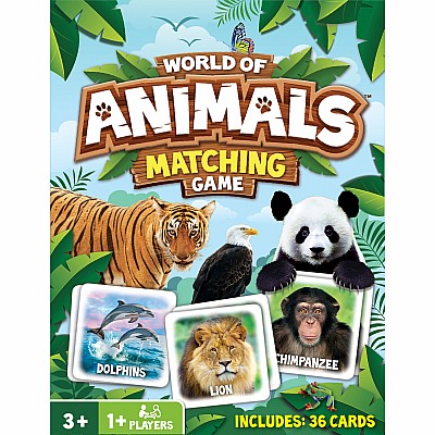 World of Animals Matching Game