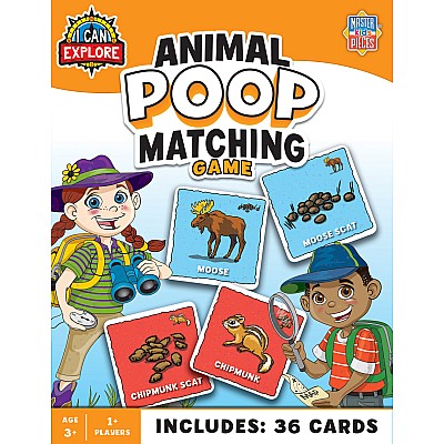 I Can Explore - Animal Poop Matching Game