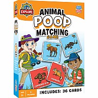 I Can Explore - Animal Poop Matching Game