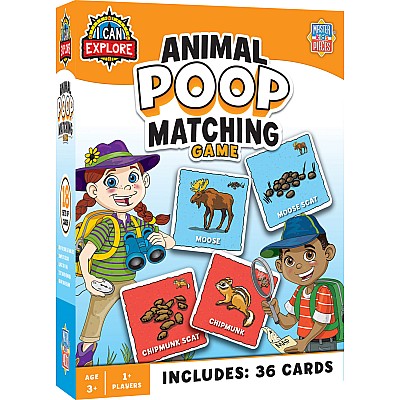 I Can Explore - Animal Poop Matching Game