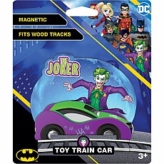Batman Joker Car Wood Toy Train