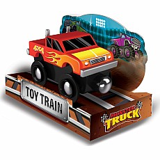 Monster Truck Wood Toy Train