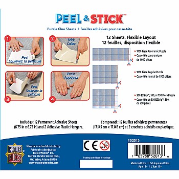 Puzzle Accessories - Peel & Stick Glue Sheets