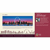 American Vista Panoramic - St. Louis 1000 Piece Puzzle