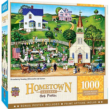 Hometown Gallery - Strawberry Sunday 1000 Piece Puzzle