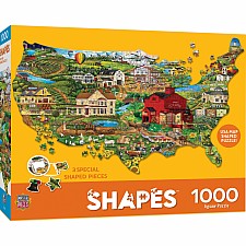 Contours - America the Beautiful 1000 Piece Puzzle