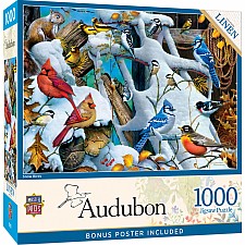 Audubon - Snow Birds 1000 Piece Puzzle