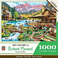 Art Gallery - Canoes for Rent 1000 Piece Puzzle