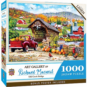 Art Gallery - Old Creek Bridge 1000 Piece Puzzle