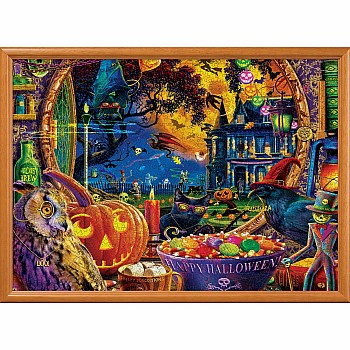 Halloween - A Scary Night Outside 1000 Piece Puzzle