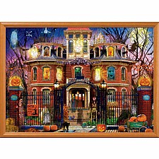 Halloween - Haunted House on the Hill 1000 Piece Puzzle