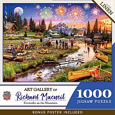 Art Gallery - Fireworks on the Mountain 1000 Piece Puzzle