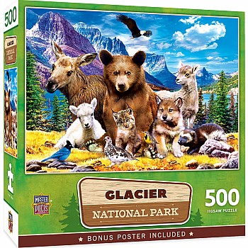 National Parks - Glacier 500 Piece Puzzle