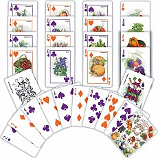 Farmer's Almanac Fruits, Vegetables, & Herbs Playing Cards