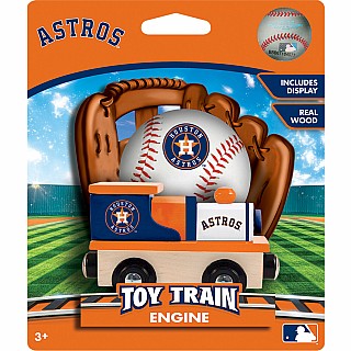 Houston Astros MLB Wood Train Engine