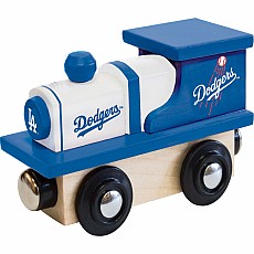 Los Angeles Dodgers MLB Wood Train Engine