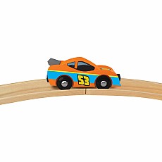 NASCAR Wood Race Car Train