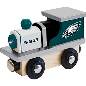 Philadelphia Eagles NFL Wood Train Engine