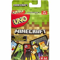 Uno Minecraft Card Game Family