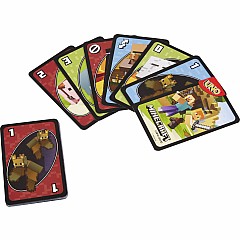 Uno Minecraft Card Game Family